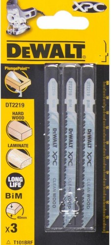 Пилки по дереву DeWALT XPC T101BRF 100х75х2.5х40 мм (3 шт) DT2219-QZ DT2219-QZ