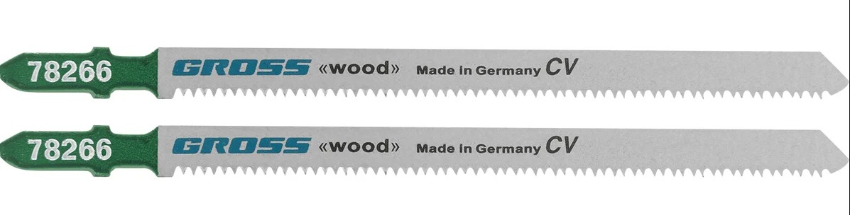 Пилки по дереву GROSS 78266 для электролобзика, 2 шт.