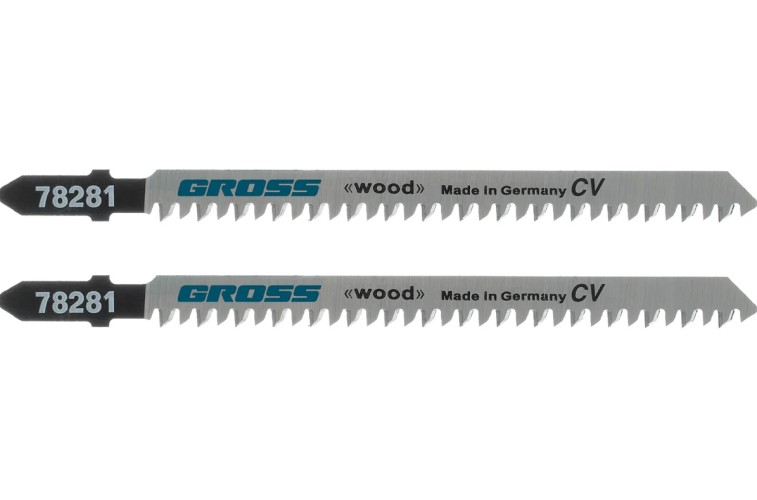 Пилки по дереву GROSS 78281 для электролобзика, 2 шт.