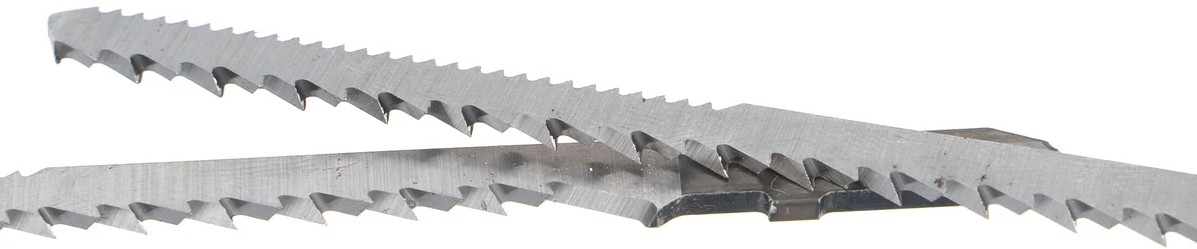 Пилки по дереву KRAFTOOL T101AO фигурный рез, шаг 2,5мм, 75мм, 5 шт. 159514-2.5-S5 - изображение 2