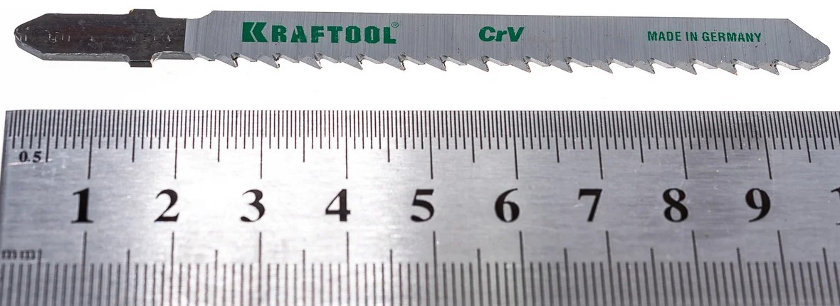 Пилки по дереву KRAFTOOL T101BR обратный рез, шаг 2,5мм, 75мм, 5 шт. 159516-2.5-S5 - изображение 3