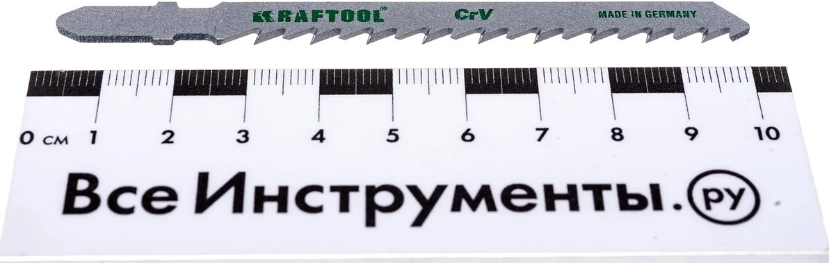 Пилки по дереву KRAFTOOL T101D чистый рез, шаг 4мм, 75мм, 2 шт. 159511-4 - изображение 3