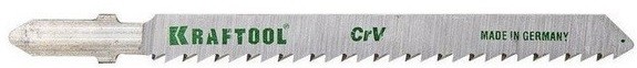 Пилки по дереву KRAFTOOL T101D чистый рез, шаг 4мм, 75мм, 5 шт. 159511-4-S5