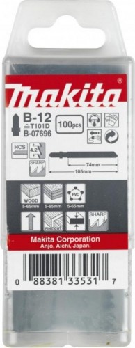Пилки по дереву MAKITA B-07696 в-12, 100 шт. - изображение 2