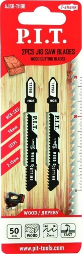 Пилки по дереву P.I.T. T119B для лобзика 50мм AJSB-T119B