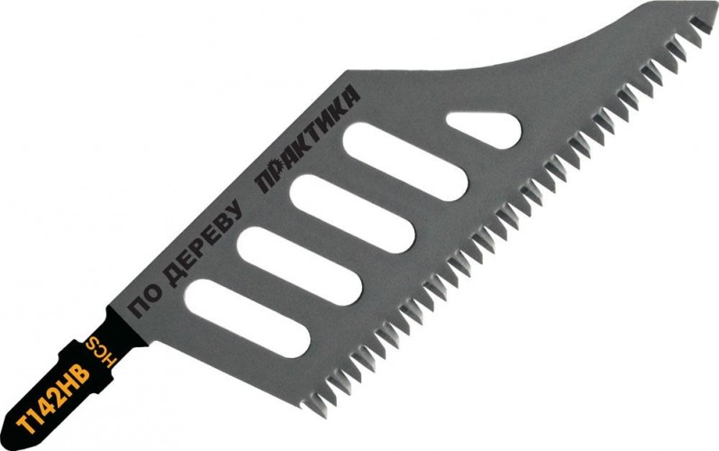 Пилки по дереву ПРАКТИКА T142HB 112х80 мм, прямой чистый рез 777-109