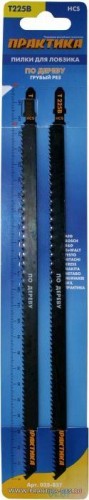 Пилки по дереву ПРАКТИКА T225B 250х225 мм, быстрый рез  (2шт.) 035-837