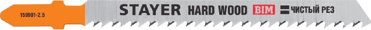 Пилки по дереву STAYER T101BF bi-metal, 75мм, 2шт. 159901-2.5_z02
