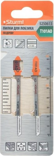 Пилки по дереву Sturm T101AO 2шт. криволинейный рез 5250613 - изображение 2