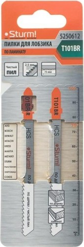 Пилки по дереву Sturm T101BR 2шт. ламинат 5250612 - изображение 2