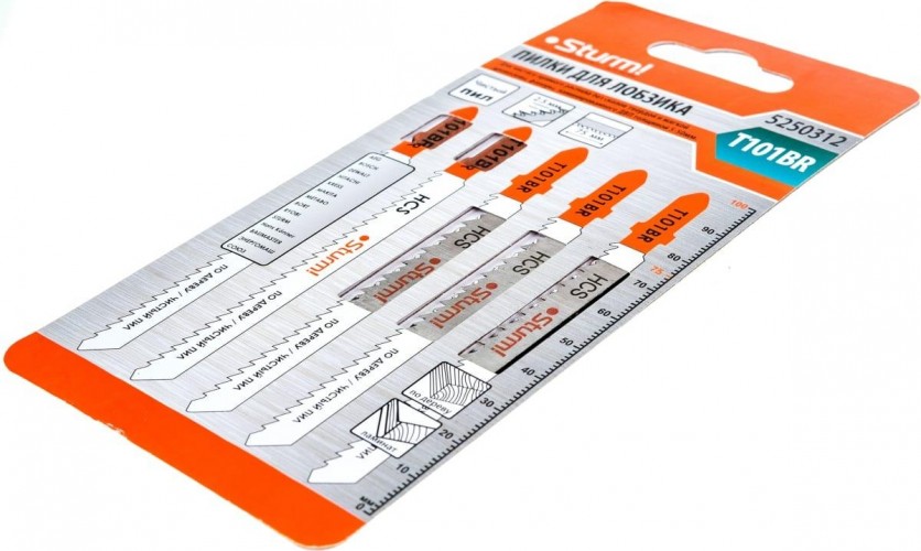 Пилки по дереву Sturm T101BR 5шт. 5250312 - изображение 3