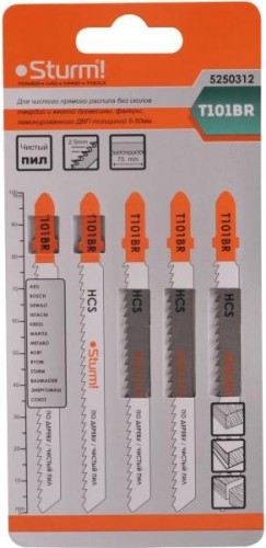 Пилки по дереву Sturm T101BR 5шт. 5250312 - изображение 2