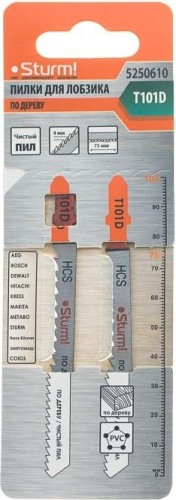 Пилки по дереву Sturm T101D 2шт. 5250610 - изображение 2