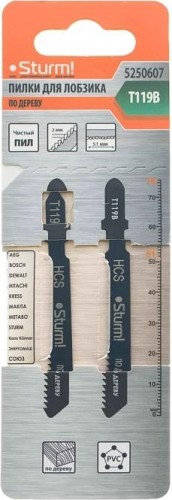 Пилки по дереву Sturm T119B 2шт. 5250607 - изображение 2