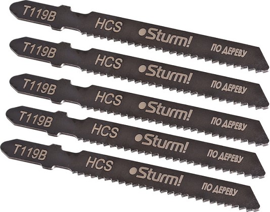 Пилки по дереву Sturm T119B 5шт. 5250307