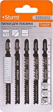 Пилки по дереву Sturm T144D 5шт. быстрый рез 5250302 - изображение 2