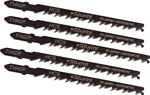 Пилки по дереву Sturm T144D 5шт. быстрый рез 5250302