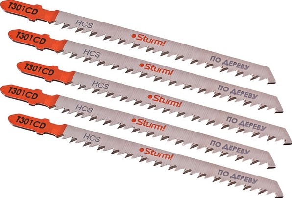 Пилки по дереву Sturm T301CD 5шт. 5250301