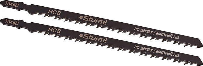 Пилки по дереву Sturm T344D 2шт. быстрый рез 5250604