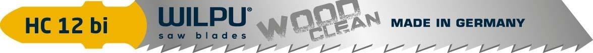 Пилки по дереву WILPU HC 12 bi (чистый рез) 5шт/уп 211100005