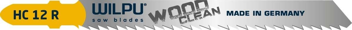 Пилки по дереву WILPU HC 12 R (безосколочный рез) 5шт/уп 211400005