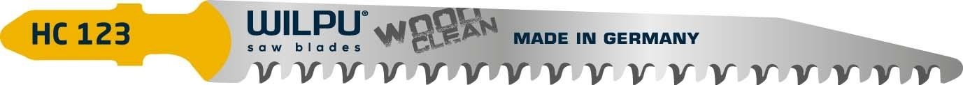 Пилки по дереву WILPU HC 123 (быстрый чистый рез) 5шт/уп 210500005