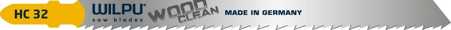 Пилки по дереву WILPU HC 32 (чистый рез) 5шт/уп 212000005