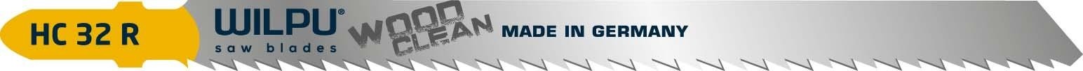 Пилки по дереву WILPU HC 32 R (безосколочный рез) 5шт/уп 212400005