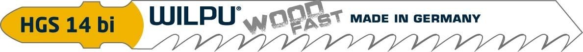 Пилки по дереву WILPU HGS 14 bi (быстрый рез) 5шт/уп 0236100005