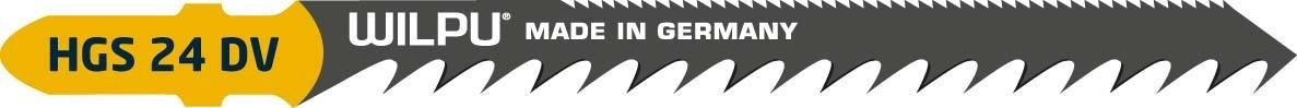 Пилки по дереву WILPU HGS 24 DV (криволин., быстрый рез) 5шт/уп 237600005