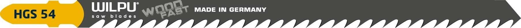 Пилки по дереву WILPU HGS 54 ультра длинное (быстрый рез) 5шт/уп 239000005