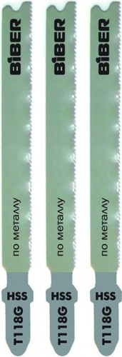 Пилки по металлу Biber 85279 Т118G 67/1,1мм (3шт.) тов-120522