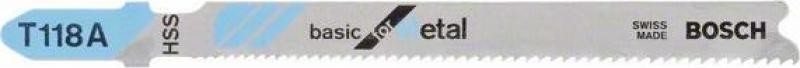 Пилки по металлу BOSCH T118А (3шт.) 2608631507