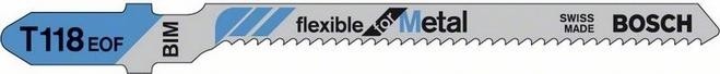 Пилки по металлу BOSCH Т118EOF (5шт.) 2608634237