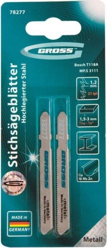 Пилки по металлу GROSS ( 3108-T119B ) 2шт. 78277 - изображение 3