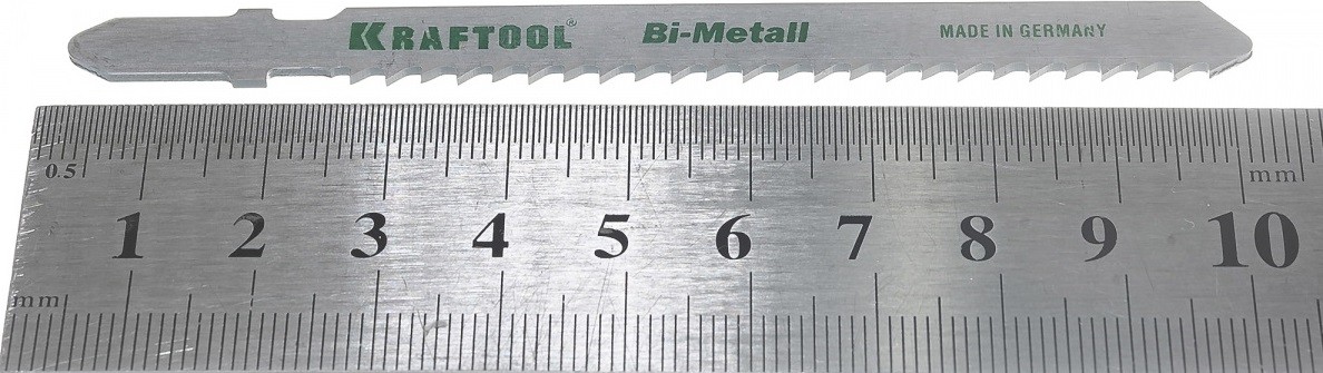 Пилки по металлу KRAFTOOL T118A (1,5-2мм), шаг 1,2мм, 50мм, 2 шт. 159551-1,2 - изображение 3