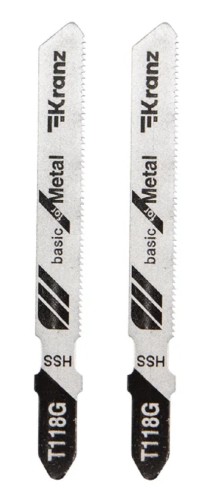 Пилки по металлу Kranz KR-92-0315 T118G 76 мм (2 шт./уп.)