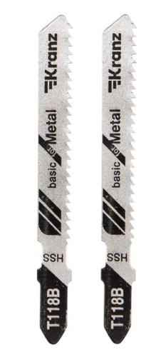 Пилки по металлу Kranz KR-92-0313 T118B 76 мм (2 шт./уп.)