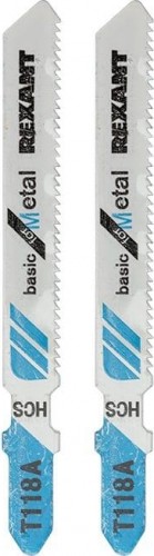 Пилки по металлу REXANT T118A 75 мм 21 з/д 1,5-3 мм (2 шт.) 92-0306