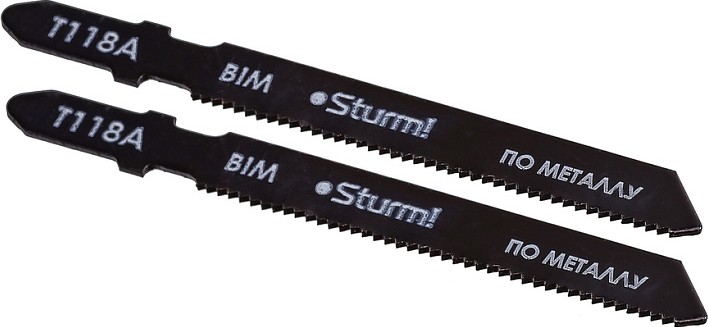 Пилки по металлу Sturm T118A 2шт., мягкой стали 5250702