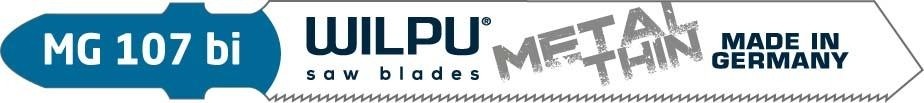 Пилки по металлу WILPU MG 107 bi для тонкой жести, высокосортной стали от 0,5 до 1, 252100005