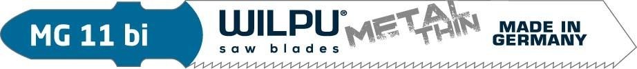 Пилки по металлу WILPU MG 11 bi для тонкой стали, нерж.ст. от 1,2 до 2мм 5шт/уп 255100005
