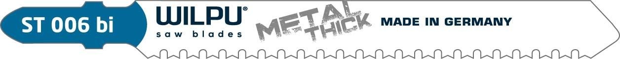 Пилки по металлу WILPU ST 006 bi (быстрый точный рез) 5шт/уп 280000005