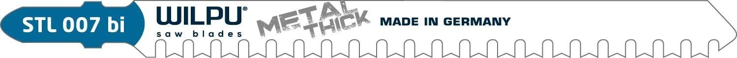 Пилки по металлу WILPU STL 007 bi (быстрый точный рез) 5шт/уп 280500005