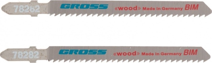 Пилки универсальные GROSS 78282 для электролобзика, 2 шт.