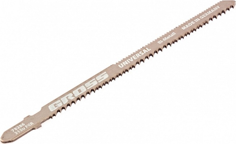 Пилки универсальные GROSS 78286 для электролобзика фигурный рез, 2 шт.