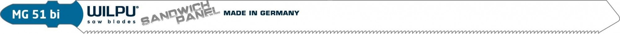 Пилки универсальные WILPU MG 51 bi для материалов типа "сэндвич" до 120мм 5шт/уп 257500005