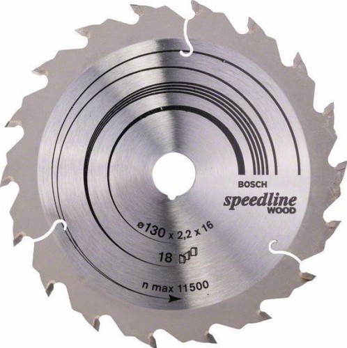 Пильный диск дереву BOSCH 130х16х18 SPEEDLINE WOOD 2608640775