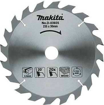 Пильный диск MAKITA 235х 20тх30 дерево (Standart)  D-45945  D-45945