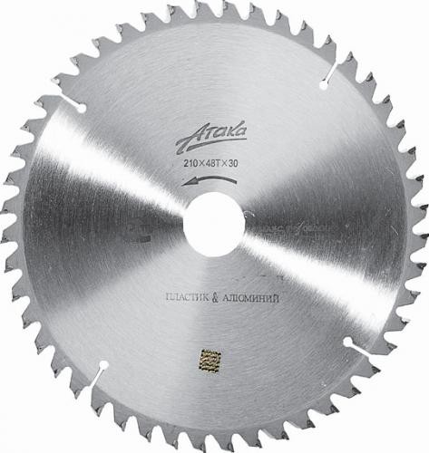 Пильный диск по алюминию АТАКА 210х48тх30 мм  8077790